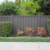 Trex Fencing 5-in x 5-in W x 9-ft H Winchester Grey Composite Fence with Post Cap