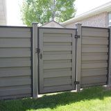 Trex Fencing Horizons 6-ft H x 4-ft W Winchester Grey Residential Composite Fence Gate with Hardware