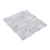 Apollo Tile Sparta Gray 11-in x 11-in Polished Natural Stone Marble Basketweave Patterned Floor and Wall Tile (4.13-sq. ft/ Carton)