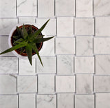 Apollo Tile Sparta Gray 11-in x 11-in Polished Natural Stone Marble Basketweave Patterned Floor and Wall Tile (4.13-sq. ft/ Carton)