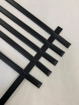 Pexco 6-ft H x 1-in W Black Hdpe Chain Link Fence Slat 82-Pack