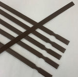 Pexco 8-ft H x 1-in W Brown Polyethelene Privacy Chain Link Fence Slat 82-Pack