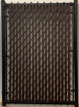 Pexco 8-ft H x 1-in W Brown Polyethelene Privacy Chain Link Fence Slat 82-Pack