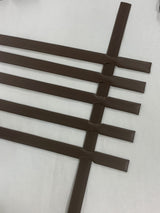 Pexco 8-ft H x 1-in W Brown Polyethelene Privacy Chain Link Fence Slat 82-Pack