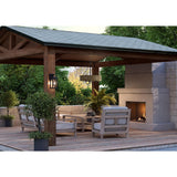 Progress Lighting Pembroke 3-Light Matte Black Coastal Indoor/Outdoor Chandelier