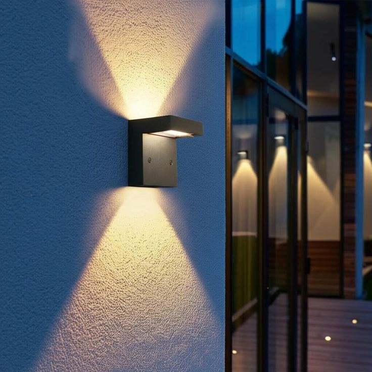 Hampton Bay 3-Watt Architectural Black Integrated LED Deck Light