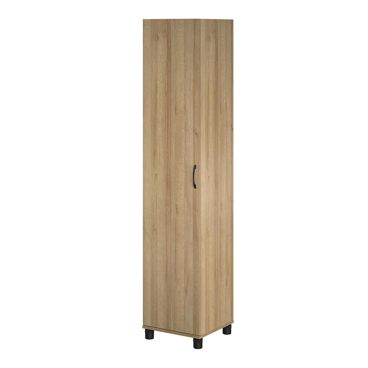 Ameriwood Home Lory 15.67-in W x 74.29-in H x 15.39-in D Freestanding Composite Wood Garage Cabinet in Brown