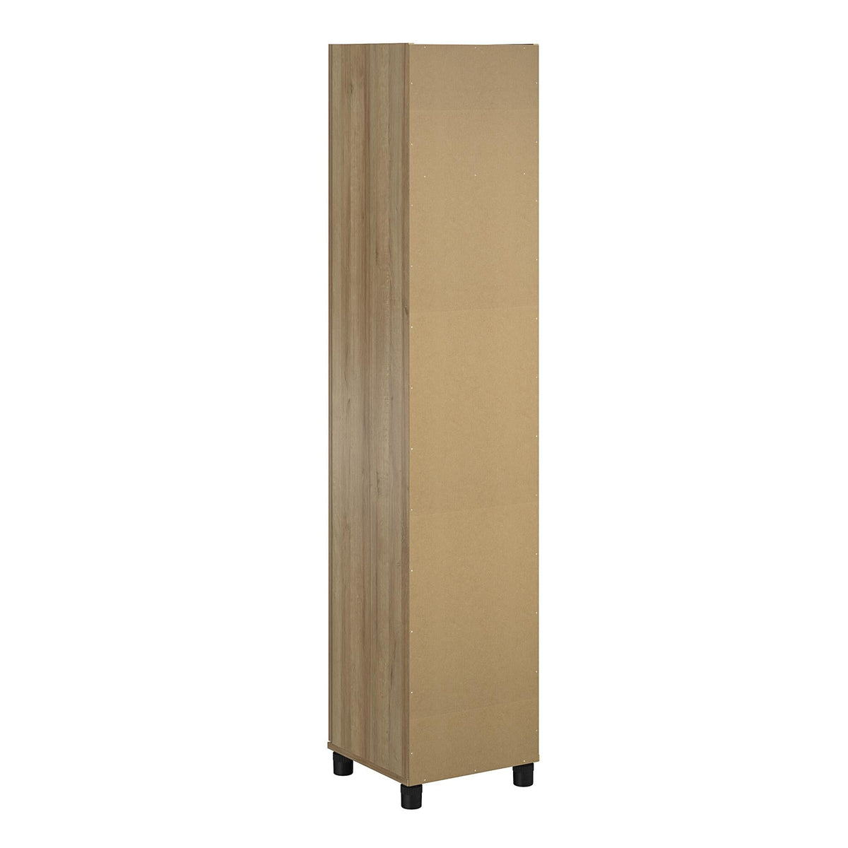 Ameriwood Home Lory 15.67-in W x 74.29-in H x 15.39-in D Freestanding Composite Wood Garage Cabinet in Brown