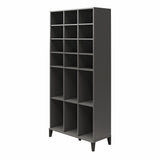 Ameriwood Home Flex 35.67-in W x 76.65-in H x 15.39-in D Freestanding Composite Wood Garage Cabinet in Gray