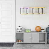 Ameriwood Home Lory 53.58-in W x 20.5-in H x 15.4-in D Freestanding Composite Wood Garage Cabinet in Gray
