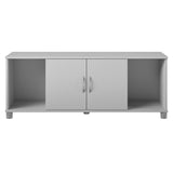 Ameriwood Home Lory 53.58-in W x 20.5-in H x 15.4-in D Freestanding Composite Wood Garage Cabinet in Gray