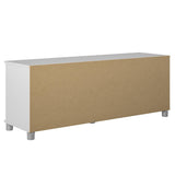 Ameriwood Home Lory 53.58-in W x 20.5-in H x 15.4-in D Freestanding Composite Wood Garage Cabinet in Gray