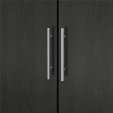 Ameriwood Home Camberly 23.46-in W x 26.93-in H x 15.35-in D Wall-mounted Composite Wood Garage Cabinet in Black
