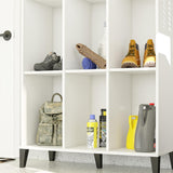 Ameriwood Home Flex 35.67-in W x 76.65-in H x 15.39-in D Freestanding Composite Wood Garage Cabinet in White