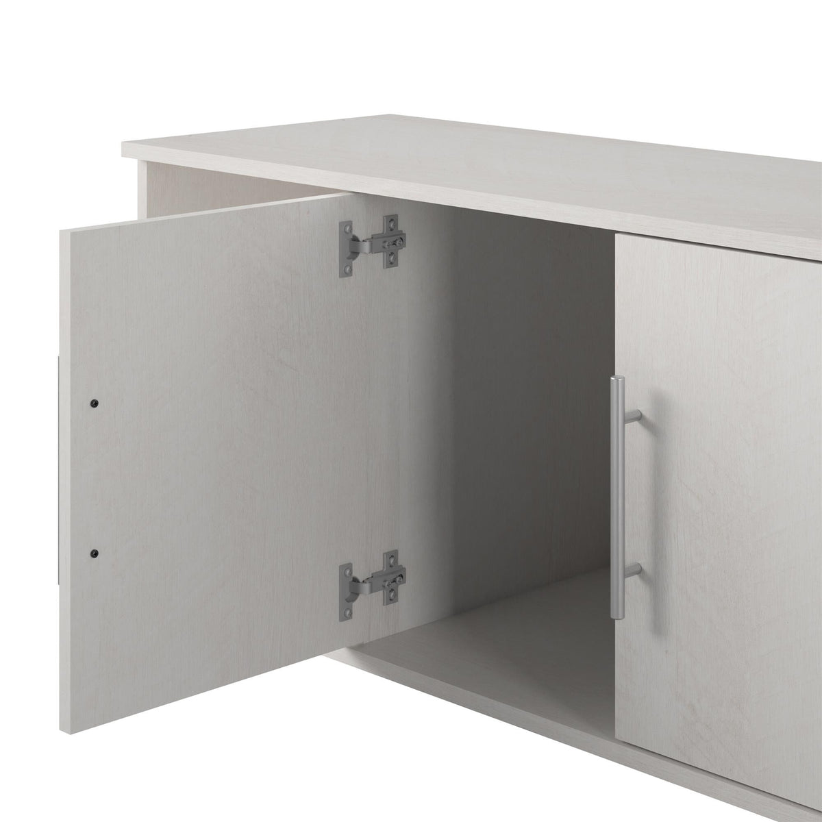 Ameriwood Home Camberly 54-in W x 18-in H x 15.4-in D Freestanding Composite Wood Garage Cabinet in White