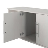 Ameriwood Home Camberly 54-in W x 18-in H x 15.4-in D Freestanding Composite Wood Garage Cabinet in White