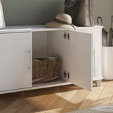 Ameriwood Home Camberly 54-in W x 18-in H x 15.4-in D Freestanding Composite Wood Garage Cabinet in White