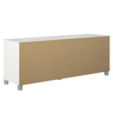 Ameriwood Home Lory 53.58-in W x 20.5-in H x 15.4-in D Freestanding Composite Wood Garage Cabinet in White