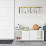 Ameriwood Home Lory 53.58-in W x 20.5-in H x 15.4-in D Freestanding Composite Wood Garage Cabinet in White