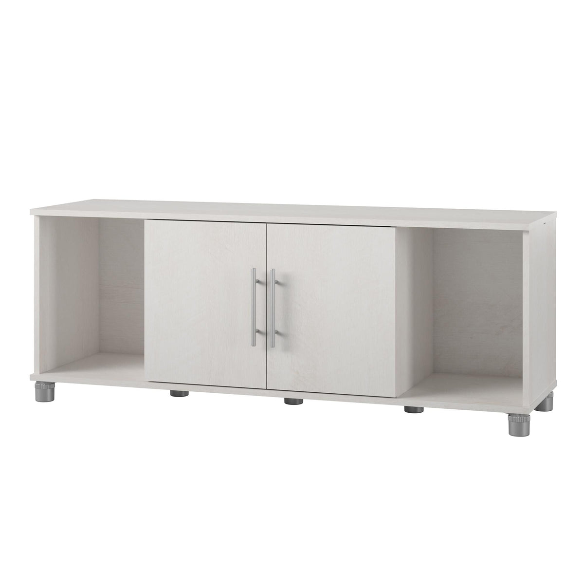 Ameriwood Home Camberly 54-in W x 18-in H x 15.4-in D Freestanding Composite Wood Garage Cabinet in White