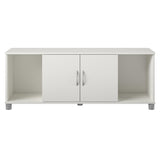 Ameriwood Home Lory 53.58-in W x 20.5-in H x 15.4-in D Freestanding Composite Wood Garage Cabinet in White