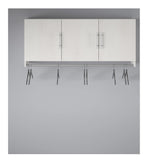 Ameriwood Home Camberly 53.98-in W x 23.62-in H x 15.35-in D Freestanding Composite Wood Garage Cabinet in White