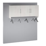Ameriwood Home Camberly 53.98-in W x 23.62-in H x 15.35-in D Freestanding Composite Wood Garage Cabinet in White