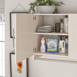Ameriwood Home Camberly 53.98-in W x 23.62-in H x 15.35-in D Freestanding Composite Wood Garage Cabinet in White