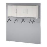 Ameriwood Home Camberly 53.98-in W x 23.62-in H x 15.35-in D Freestanding Composite Wood Garage Cabinet in White