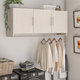Ameriwood Home Camberly 53.98-in W x 23.62-in H x 15.35-in D Freestanding Composite Wood Garage Cabinet in White