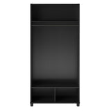 Ameriwood Home Lory 36-in W x 74.25-in H x 15.4-in D Freestanding Composite Wood Garage Cabinet in Black