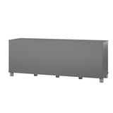 Ameriwood Home Camberly 54-in W x 18-in H x 15.4-in D Freestanding Composite Wood Garage Cabinet in Gray