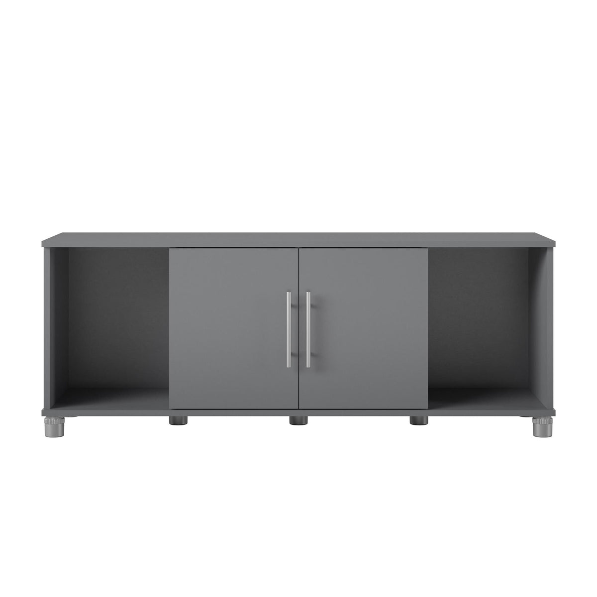 Ameriwood Home Camberly 54-in W x 18-in H x 15.4-in D Freestanding Composite Wood Garage Cabinet in Gray