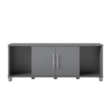 Ameriwood Home Camberly 54-in W x 18-in H x 15.4-in D Freestanding Composite Wood Garage Cabinet in Gray