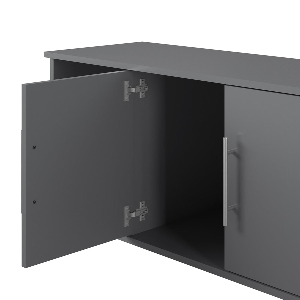 Ameriwood Home Camberly 54-in W x 18-in H x 15.4-in D Freestanding Composite Wood Garage Cabinet in Gray