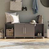 Ameriwood Home Camberly 54-in W x 18-in H x 15.4-in D Freestanding Composite Wood Garage Cabinet in Gray