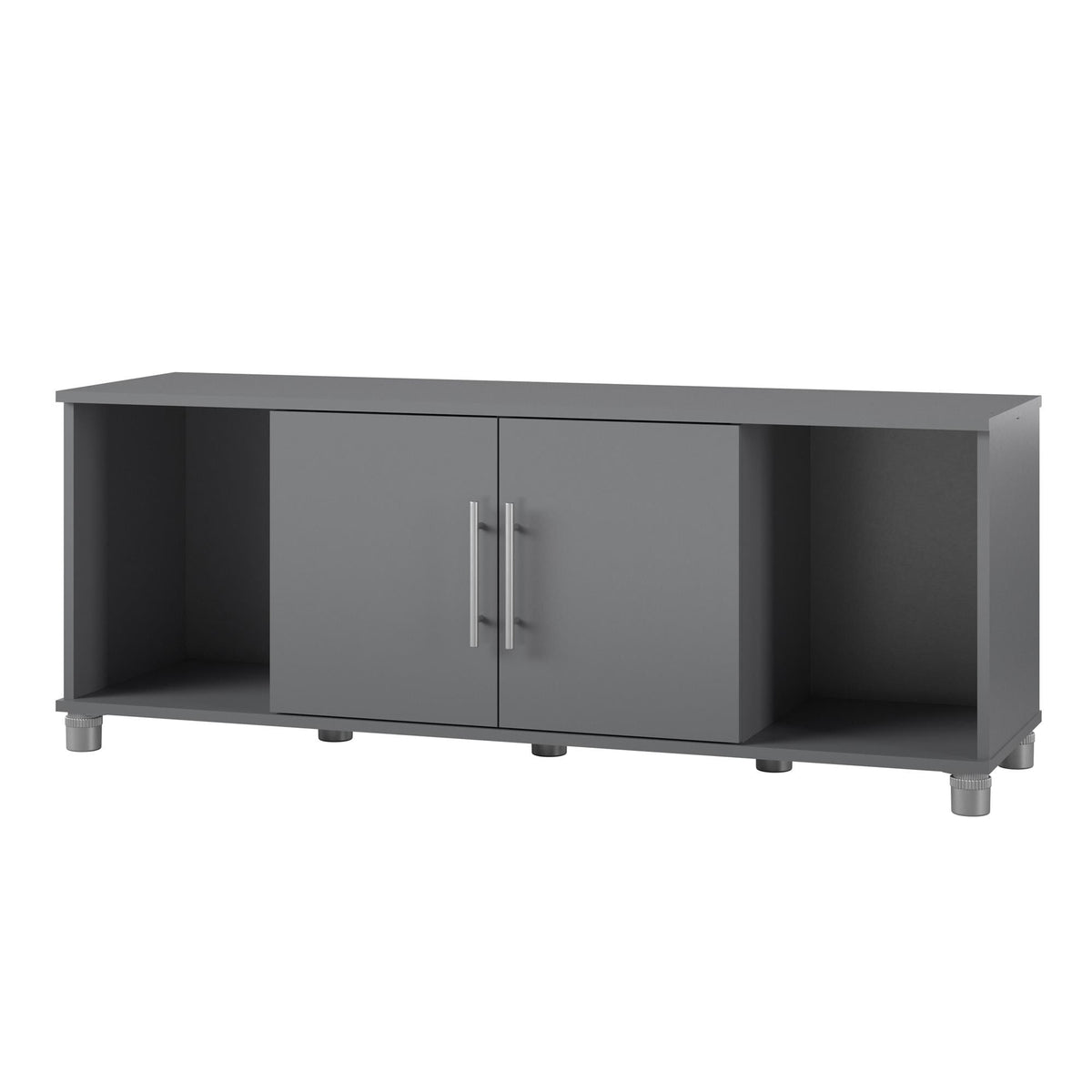 Ameriwood Home Camberly 54-in W x 18-in H x 15.4-in D Freestanding Composite Wood Garage Cabinet in Gray