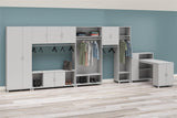 Ameriwood Home Lory 53.58-in W x 20.5-in H x 15.4-in D Freestanding Composite Wood Garage Cabinet in Gray