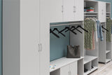 Ameriwood Home Lory 53.58-in W x 20.5-in H x 15.4-in D Freestanding Composite Wood Garage Cabinet in Gray