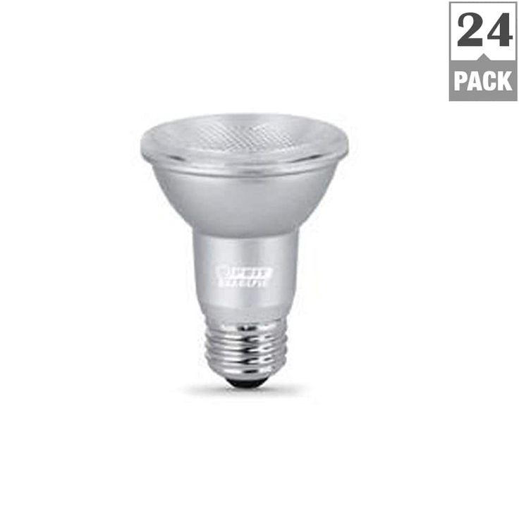 Feit Electric 50-Watt Equivalent PAR20 Dimmable CEC Title 20 Compliant LED ENERGY STAR 90+ CRI Flood Light Bulb, Daylight (24-Pack)
