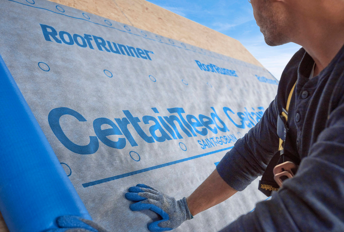 CertainTeed RoofRunner 48-in x 250-ft (937.5-sq ft) Synthetic Roof Underlayment