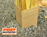 Post Protector Decay Protection 3.5-in x 3.5-in x 3-ft Cedar Tone Deck Post Sleeve