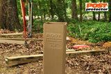 Post Protector Decay Protection 3.5-in x 3.5-in x 3-1/2-ft Cedar Tone Deck Post Sleeve
