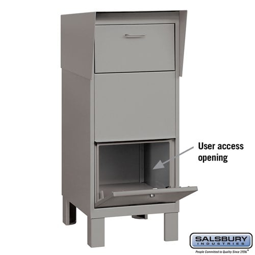 Durable Courier Box with Primer Finish for Secure Mail and Package Storage