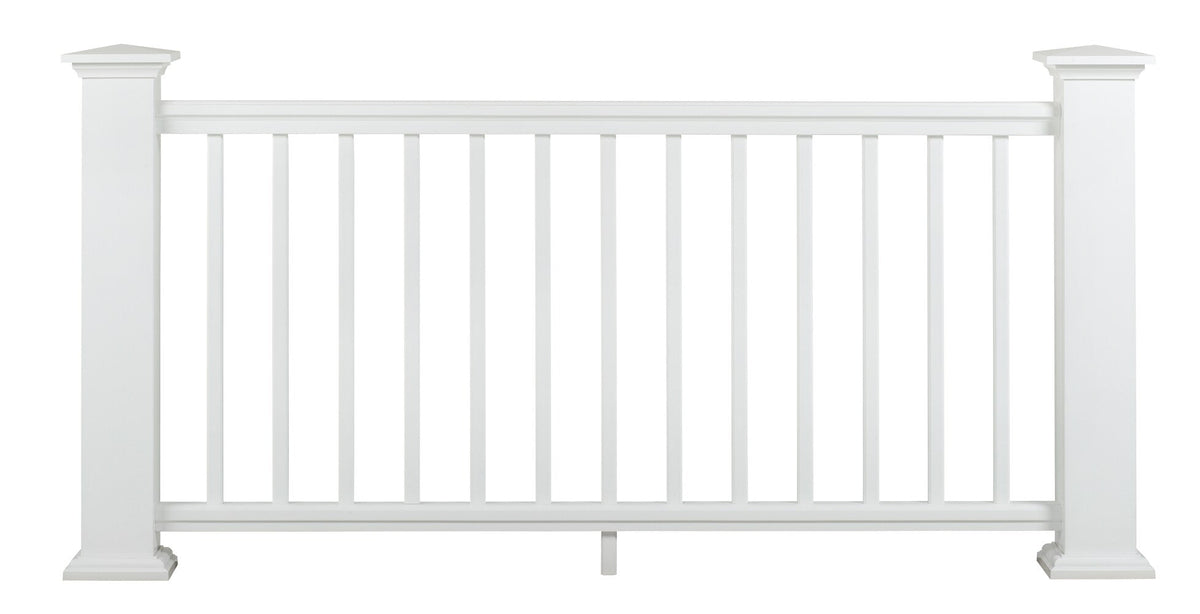 TimberTech Classic Composite Premier 6-ft x 36-in White Composite Deck Rail Kit