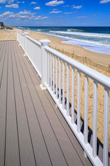 TimberTech Classic Composite Premier 6-ft x 36-in White Composite Deck Rail Kit
