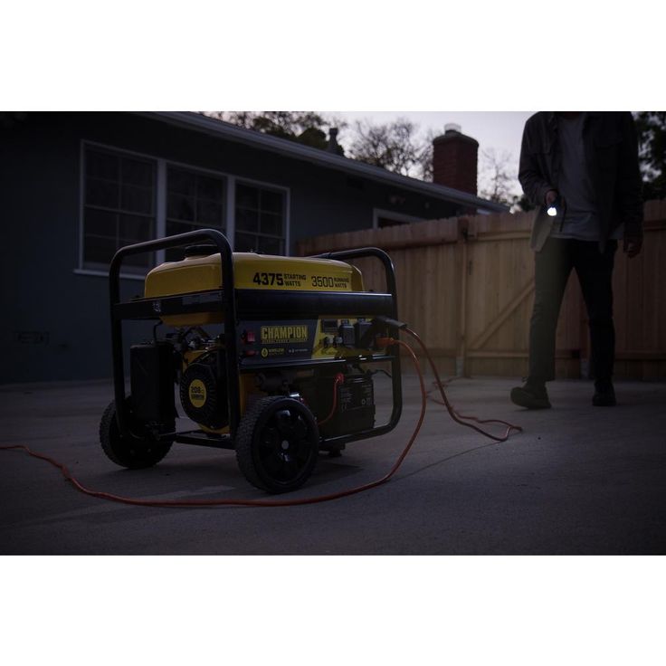 CHAMPION POWER EQUIPMENT 4375/3500-Watt Gasoline Powered RV Ready Portable Generator with Wireless Remote Start (EPA)