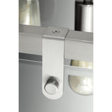 Progress Lighting Glayse 5-Light Brushed Nickel Linear Kitchen Island Light with Clear Beveled Glass