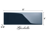 Giorbello (Sample) Glass Subway Midnight Blue 4-in x 12-in Glossy Glass Wall Tile