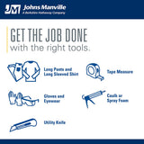 Johns Manville R-19 Kraft-Faced Fiberglass Roll Insulation, 48.96-sq ft (15-in W x 39.167-ft L) – Individual Pack, B240
